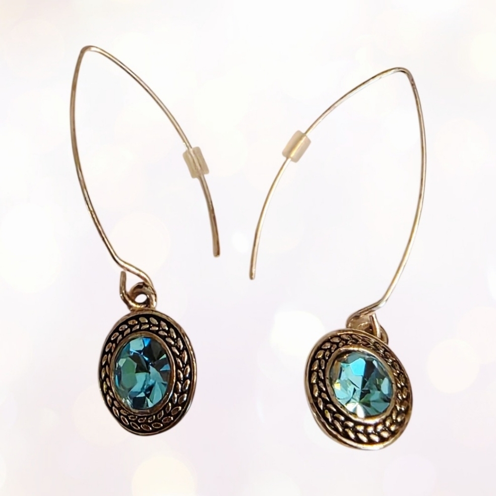 Napier Vintage Silver-Tone Dangle Earrings